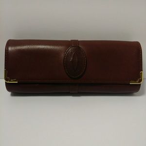 Cartier Vintage leather glasses case